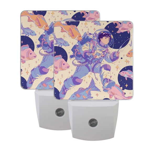 Night Light 3x4.5x1.4In LED Sensor Night Light Instruction Bedroom Baby Room Stairway Hallway Entry Night Light Astro Boy Anime