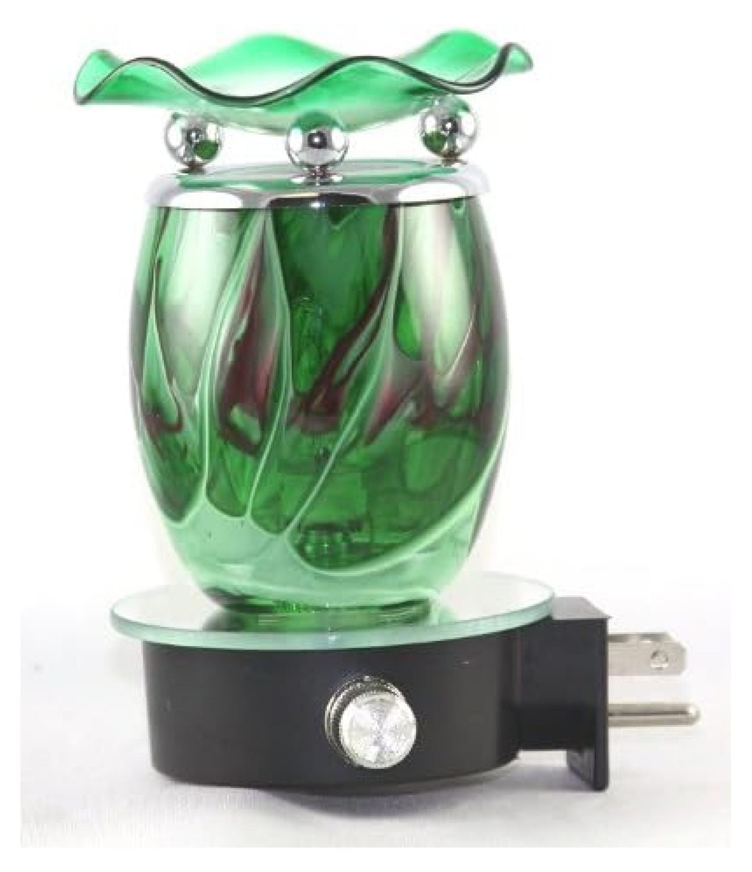 Night Light Aroma Plug in Oil Warmer with Fragrance Oil, and One (1