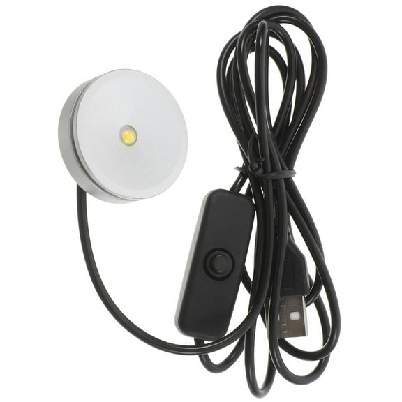 Raindrops Ultrathin Aluminum LED Light for Display Cabinet and Shelf 4000K Silver Small Lamp