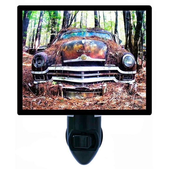 Night Light - Chrysler. | Vintage Car Theme, Includes Free Switchable Insert, 4W Bulb, E12 Base