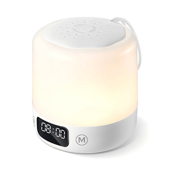 Night Light with Clock for Kids Remote Control Bedside Lamp Dimmable Nightlight with 3 Color Temperatures,10/30/60min Timer Lamp for Bedroom Nursery Bathroom
