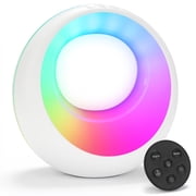 Night Light, Dimmable Touch Lamp for Bedroom, Portable Table Bedside Lamps, Multiple Brightness and 7 RGB Colors, Suitable for Bedroom/Baby Nursery/Bathroom/Hallways/Living Room