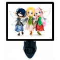 thumbnail image 1 of Night Light - Fairy Friends. | Fairies Theme, Includes Free Switchable Insert, 4W Bulb, E12 Base, 1 of 2