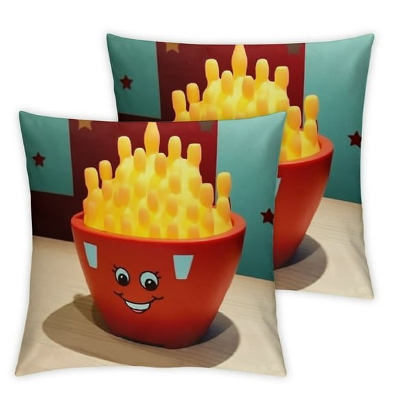 Night Light, Fries Silicone Squishy Night Lamp with  Minutes Timer, Bedside Touch Lamp with  Level Brightness, Cute Table Decor Nightlight Fun Gifts for Kids, Breastfeeding, Toddler