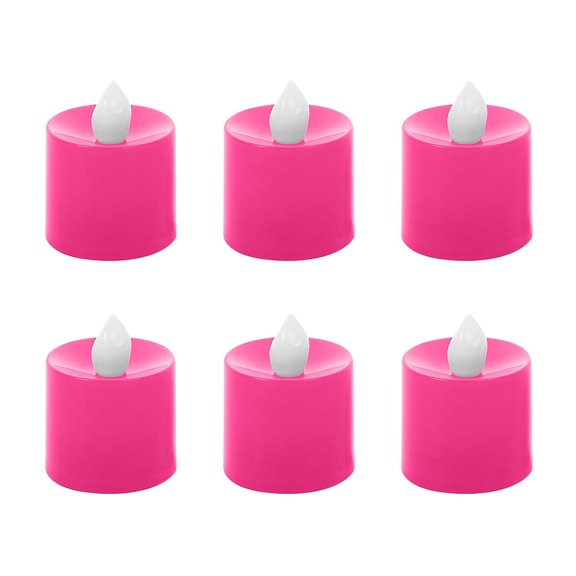 Night Light Halloween 6Pack Orange Tea Light Candles Battery Powered LED Tea Lights With Warm White Pumpkins For Halloween Party Lights