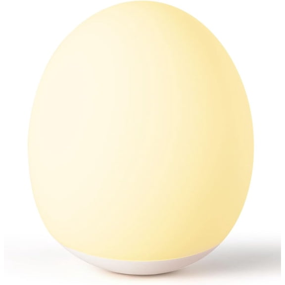Night Light for Kids,Egg Night Light for Baby Nursery, 3-Level Dimming &30-Min Timer Portable Nursery Night Lamp forBaby Nursery & Kids Bedroom,BPA Free, Eye Caring, Soft