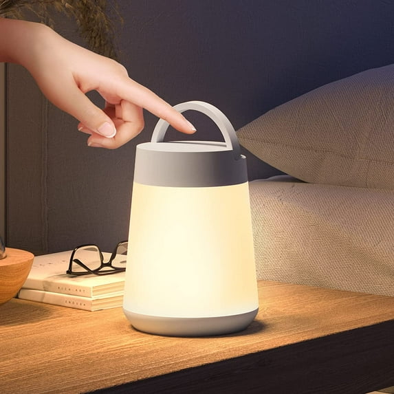 Night Light for Kids, LED Touch Sensor Baby Night Light for Breastfeeding and Sleep Aid, Rechargeable Portable Night Light with Memory Function Bedside Light