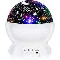 Night Light for Kids, Star Projector Night Light, Nebula Star Projector Lamp for Bedroom Ceiling - 4 LED Bulbs Colors Changing with USB Cable, Romantic Gifts for Boys Girls