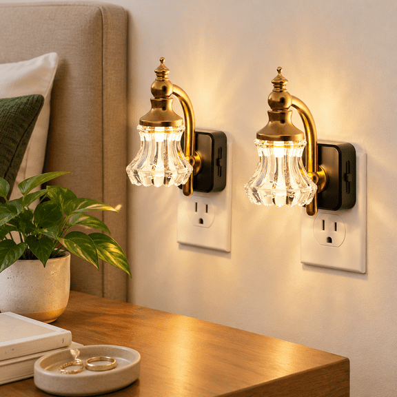 Night Light Lights Plug Into Wall Glflower Nightlight