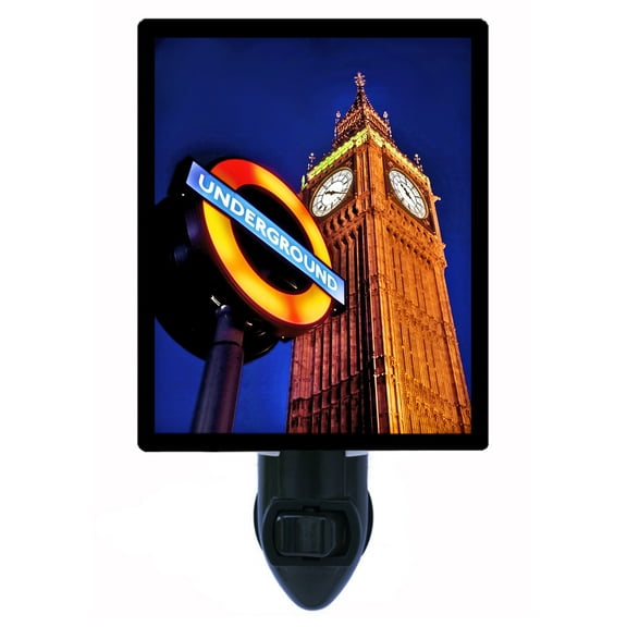 Night Light - Night Light Plus Extra Free Switchable Insert. 4 Watt Bulb, E12 Base. Ben Underground.