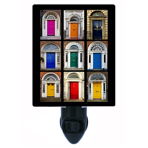 Night Light - Night Light Plus Extra Free Switchable Insert. 4 Watt Bulb, E12 Base. Dublin Doors.