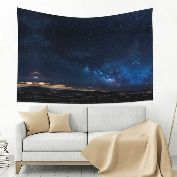 Night Light Painting Tapestry Wall Hanging Backdrop For Living Room Bedroom Dorm Decor Tapestry 60"X40"