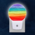 thumbnail image 1 of Night Light Plug into Wall,Dusk to Dawn Sensor Auto-On/Off for Bathroom, Hallway,Kids Room-Painting Of Rainbow Colored, 1 of 4