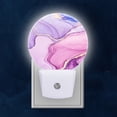 thumbnail image 1 of Night Light Plug into Wall,Dusk to Dawn Sensor Auto-On/Off for Bathroom, Hallway,Kids Room-Purple And Gold Paint With Gold Line, 1 of 4