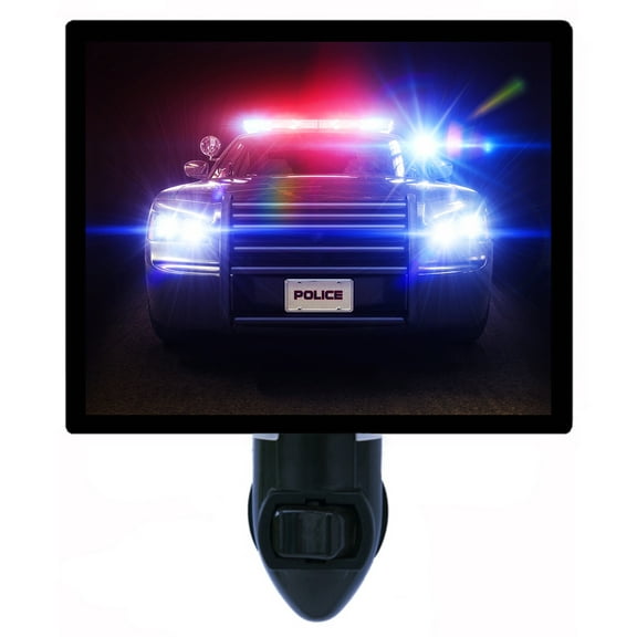 Night Light - Night Light Plus Extra Free Switchable Insert. 4 Watt Bulb, E12 Base. Police.