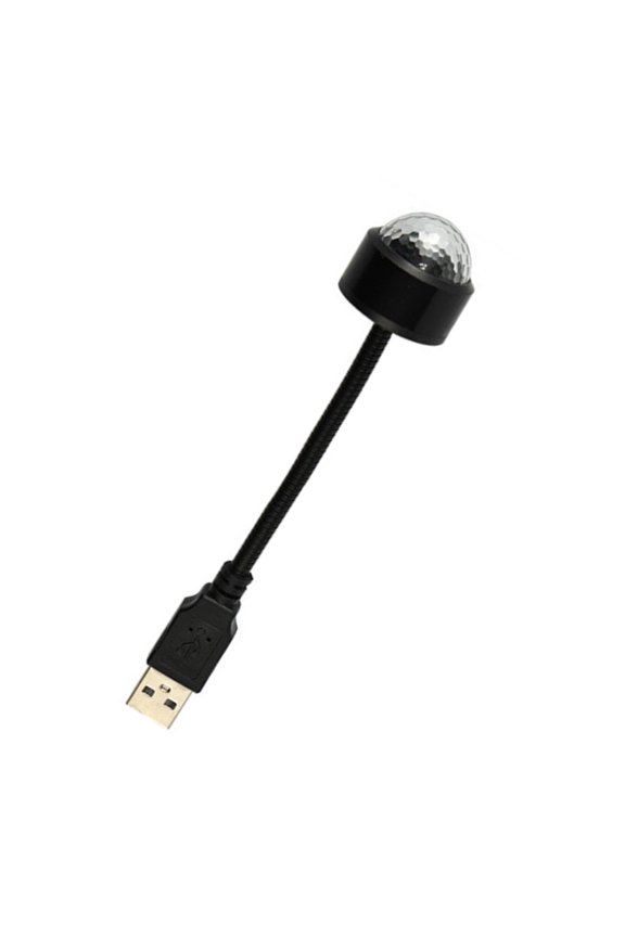 Night Light Portable Mini Projector Star USB Projection Lamp Car Under Lights Abs