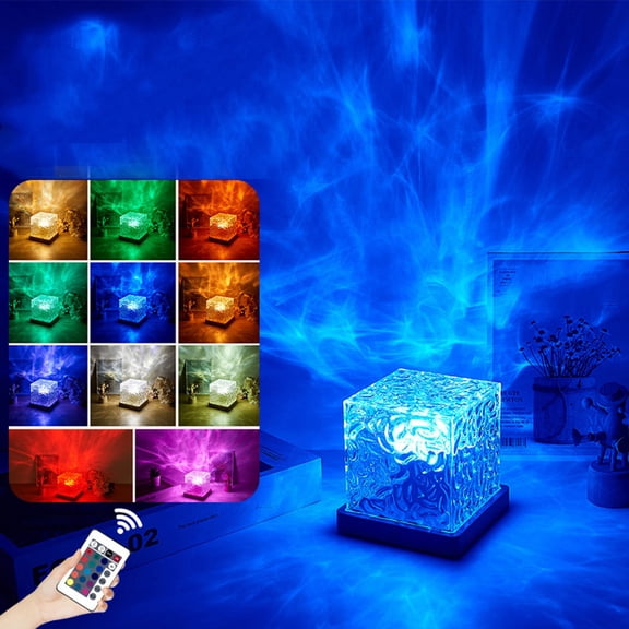 Night Light Projector,Northern Lights Lamp,Aurora Borealis Night Light Projector,16-Color Aurora Dreamscape Projector, Ocean Wave Northern Lights Projector,Rotating Water Ripple(Charging)