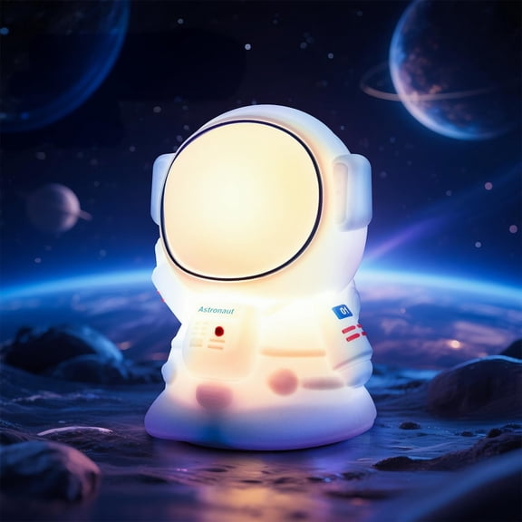 Night Light for , Rechargeable Dimmable LED Nightlight with 7 Colors, Night Lamp, Squishy Lamp, Cute Gifts for Girls, Boys, Room Decor, Astronaut
