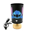 thumbnail image 1 of Night Light Stitch Table Lamp Wood Base Room Decoration or Great Gift Ideas, 1 of 6