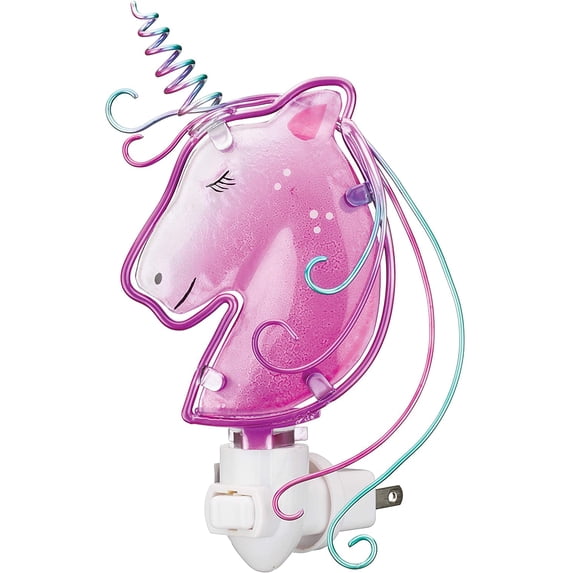 Unicorn Night Wall Plug Light with Sensors Bathroom Bedroom for Children FS167