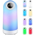 thumbnail image 1 of Night Light with Wireless Speaker, Trendy Music Bedside Lamp, Dimmable Warm White Light & RGB Color Changing, Rechargeable LED Table Lamp for Bedroom Living Room, Nightstand, Kids Room, 1 of 6