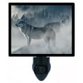 thumbnail image 1 of Night Light - Wolf Lookout. | Wolves Theme, Includes Free Switchable Insert, 4W Bulb, E12 Base, 1 of 2