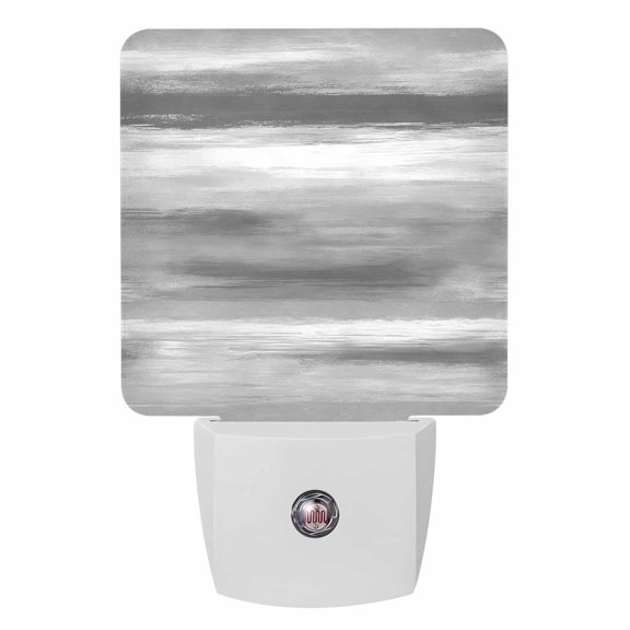 Night Lights Auto Sensor Grey Foggy Cloud Plug-in LED Nightlights Lamp Dusk to Dawn for Living Room, Bedroom, Bathroom, Hallway, Stairways Home Wall Decor, Ombre Abstract Art Night Light
