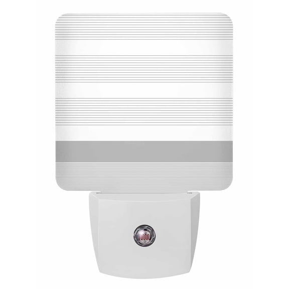 Night Lights Auto Sensor Grey Stripe Lines Plug-in LED Nightlights Lamp Dusk to Dawn for Living Room, Bedroom, Bathroom, Hallway, Stairways Home Wall Decor, Abstract Striped Night Light