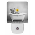 thumbnail image 1 of Night Lights Auto Sensor Koala Shower on Bathtub Plug-in LED Nightlights Lamp Dusk to Dawn for Living Room, Bedroom, Bathroom, Hallway, Stairways Home Wall Decor, Sunflower Funny Animal Night Light, 1 of 9