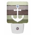 thumbnail image 1 of Night Lights Auto Sensor Nautical Anchor Plug-in LED Nightlights Lamp Dusk to Dawn for Living Room, Bedroom, Bathroom, Hallway, Stairways Home Wall Decor, Vintage Sage Green Wood Grain Night Light, 1 of 9
