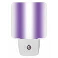 thumbnail image 1 of Night Lights Auto Sensor Ombre Purple White Plug-in LED Nightlights Lamp Dusk to Dawn for Living Room, Bedroom, Bathroom, Hallway, Stairways Home Wall Decor, Gradient Color Night Light, 1 of 9