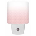 thumbnail image 1 of Night Lights Auto Sensor Pink Morocco Plug-in LED Nightlights Lamp Dusk to Dawn for Living Room, Bedroom, Bathroom, Hallway, Stairways Home Wall Decor, Ombre Geometric Lines Pattern Night Light, 1 of 9