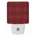 thumbnail image 1 of Night Lights Auto Sensor Red Leather Plug-in LED Nightlights Lamp Dusk to Dawn for Living Room, Bedroom, Bathroom, Hallway, Stairways Home Wall Decor, Animal Fur Textures Night Light, 1 of 9