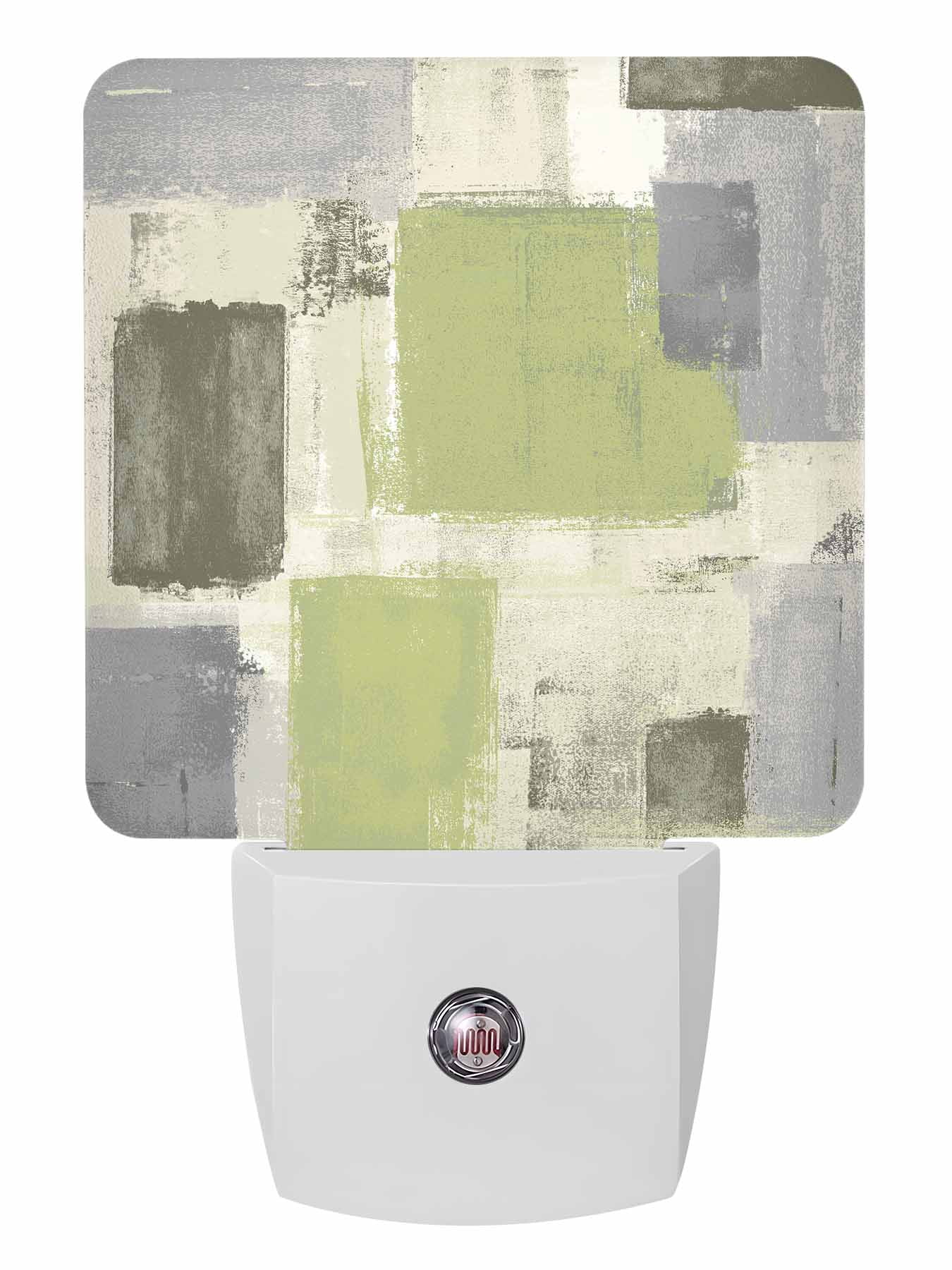 Night Lights Auto Sensor Sage Green Paint Plug-in LED Nightlights Lamp ...