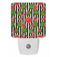 thumbnail image 1 of Night Lights Auto Sensor Watermelon Plug-in LED Nightlights Lamp Dusk to Dawn for Living Room, Bedroom, Bathroom, Hallway, Stairways Home Wall Decor, Summer Fruit Black Stripes Night Light, 1 of 9