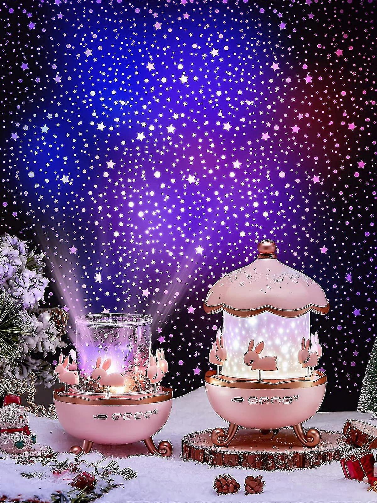 Night Lights For Kids Room, 8 Songs Sound Machine Baby Night Light Projector,360 Rotating Remote Timer Kids Night Light For Bedroom,12 Modes