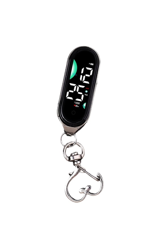 Night Lights Key Rings Touch Digital Watch for Children Students Keychain Pocket Watch Led Electronic Watches