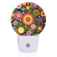 thumbnail image 1 of Night Lights Plug Into Wall, Abstract Flower Of Numerous Flower Patterns LED Night Lights Lamp with Dusk to Dawn Sensor for Kids Room, Bedroom, Bathroom, Kitchen, Hallway, 1 of 4