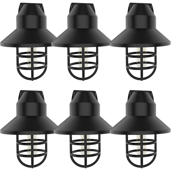 Night Lights Plug into Wall: ETL Night Lights 6 Pack with Dusk to Dawn - Vintage Rustick Farmhouse Night Light 2700K for Kitchen, Hallway, Bedroom, Bathroom Decor