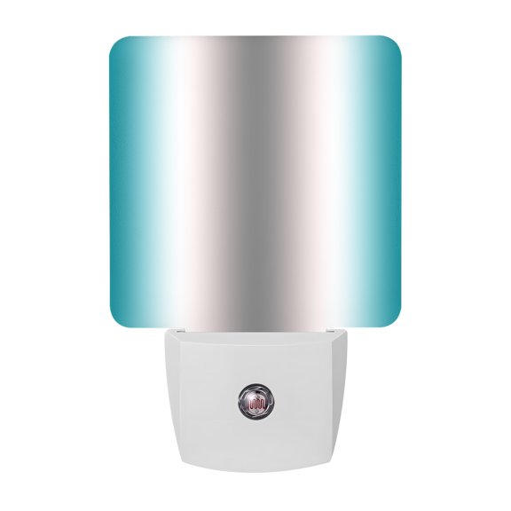 Night Lights Plug into Wall, Turquoise Grey LED Night Light with Dusk to Dawn Sensor, Gray Farmhouse Modern Rustic Decorative Nightlight for Hallway Bathroom Kitchen