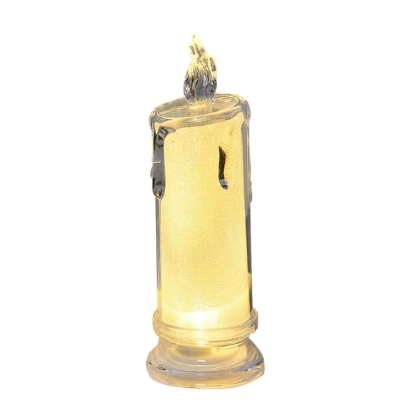 Night Lights Transparent Tears shaped LED Candles for Bedside and Restaurant Atmosphere Safe and Long lasting