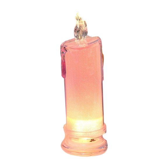 Night Lights Transparent Tears shaped LED Candles for Bedside and Restaurant Atmosphere Safe and Long lasting