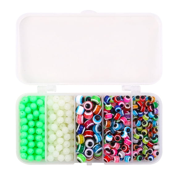 Night Luminous Fishing Beads 500 Pcs Fishing Tackles Accessories (Fisheye)