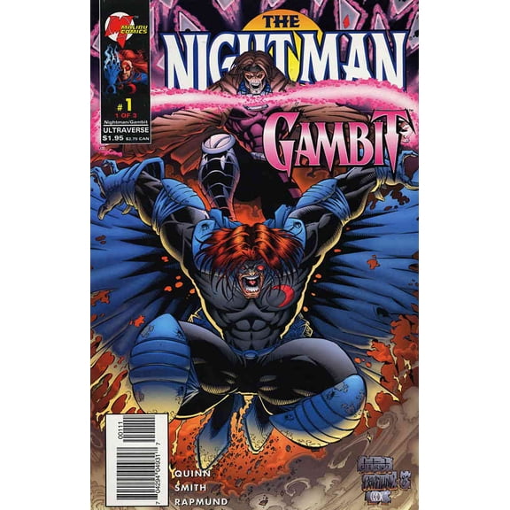 Night Man/Gambit, The #1 VF ; Malibu Comic Book