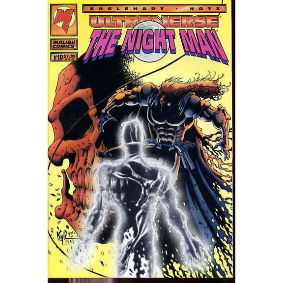 Night Man, The #10 VF ; Malibu Comic Book