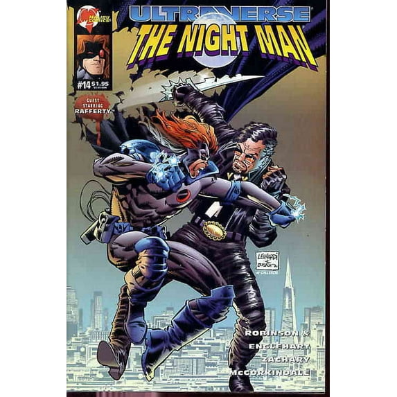 Night Man, The #14 VF ; Malibu Comic Book