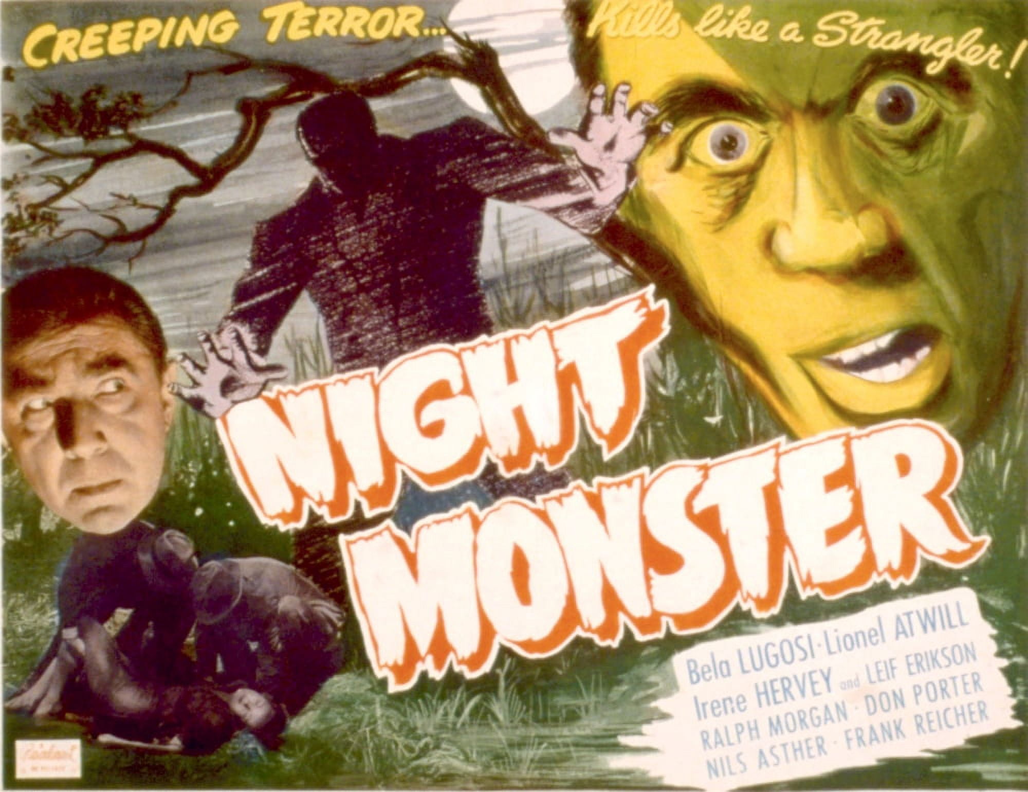 Night Monster Canvas Art - (28 x 22)