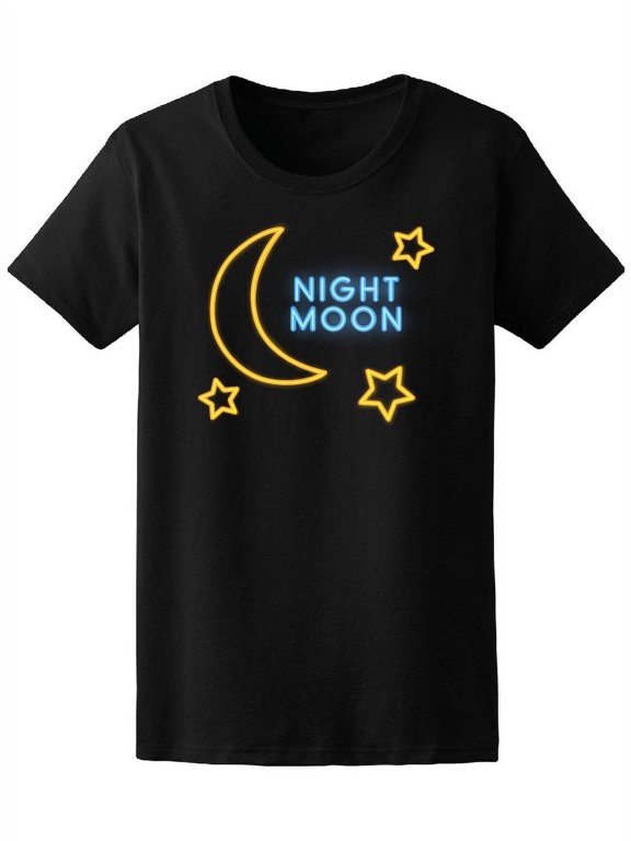 Night Moon Sharp Sign T-Shirt Women -Image by Shutterstock, Female Small