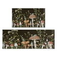 thumbnail image 1 of Night Mushrooms Kitchen Mat 2 Pcs Set Anti Fatigue Cushioned Waterproof Non Slip Comfort Standing Padded Floor Mats Rugs Farmhouse Decor, 1 of 7