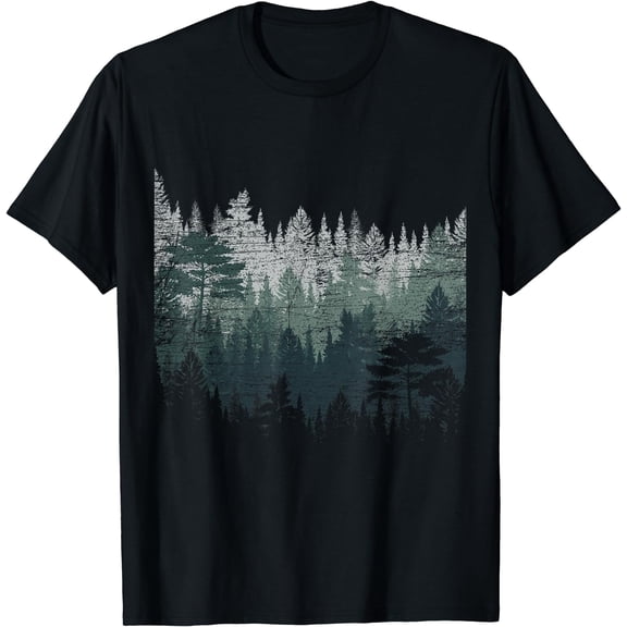 Night Nature Wildlife Trees Outdoor Forest T-Shirt
